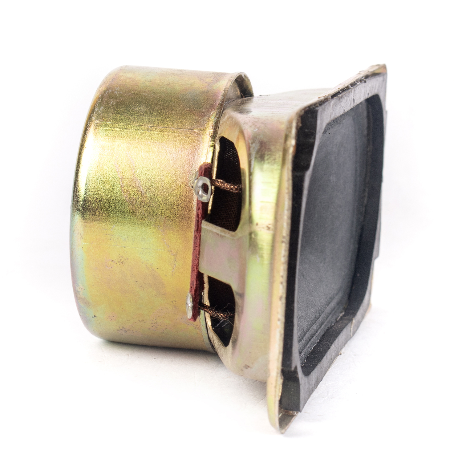 Double Magnet Woofer - Iron Chassis, 2x5 Inches, Black | 8 Ohm Impedance, 10w Rms Power, Vented Magnet, Stiff Suspension, Paper Cone