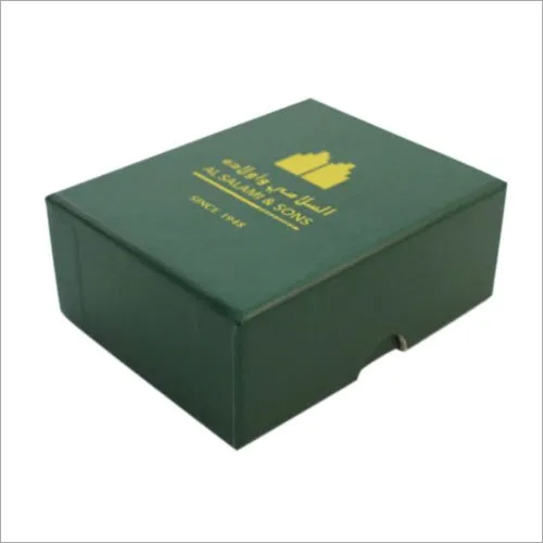 मैट लैमिनेशन ग्रीन लिड परफ्यूम पैकेजिंग बॉक्स