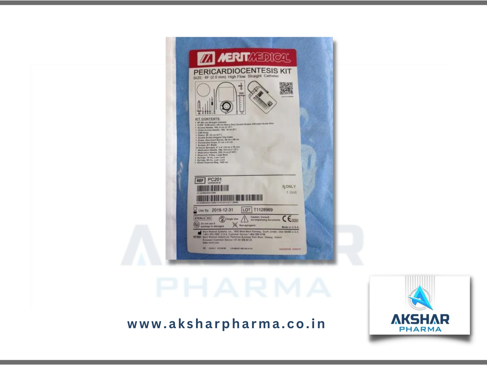 Pericardiocentesis Kit - Recommended For: Hospital