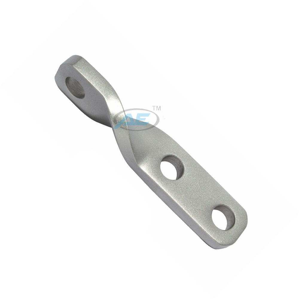 Twisted Bone Plate - High Twisted Stainless Steel, 14.15-05-02 (2 Holes), 14.15-05-03 (3 Holes), 14.15-05-04 (4 Holes) | Manual Operation, Orthopedic Implant