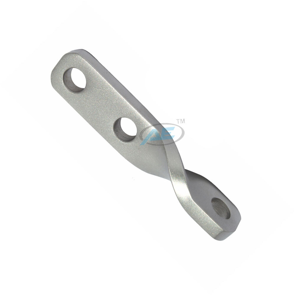 Twisted Bone Plate - High Twisted Stainless Steel, 14.15-05-02 (2 Holes), 14.15-05-03 (3 Holes), 14.15-05-04 (4 Holes) | Manual Operation, Orthopedic Implant