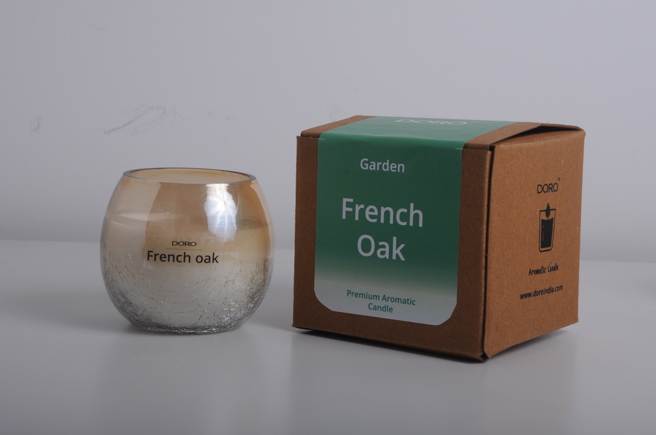 Aromatic Candles - Soy Wax, 3.5 Inches Diameter , 30 Hour Burn Time, Frank Incense Scent In Glass Jar