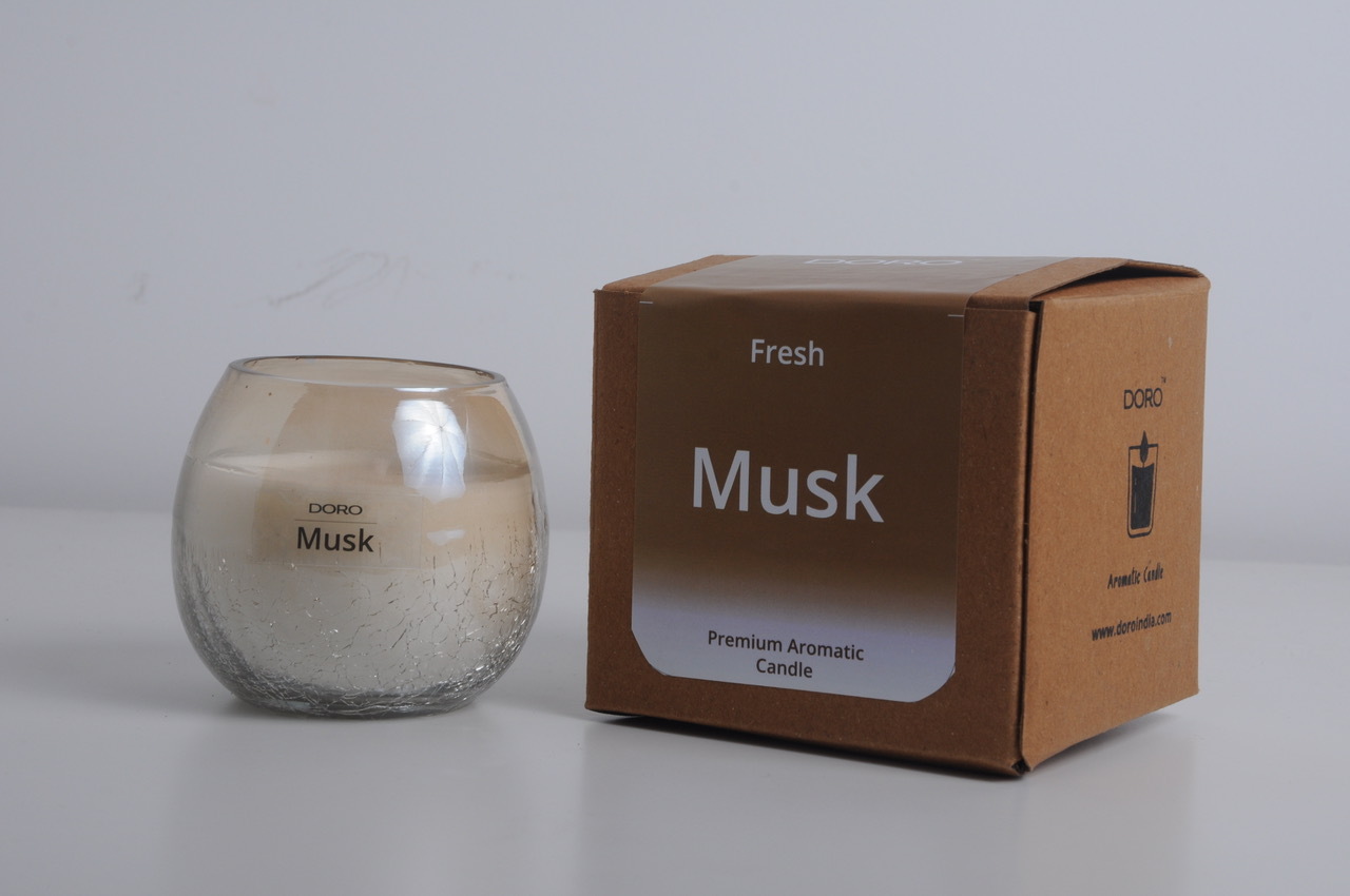 Aromatic Candles - Soy Wax, 3.5 Inches Diameter , 30 Hour Burn Time, Frank Incense Scent In Glass Jar