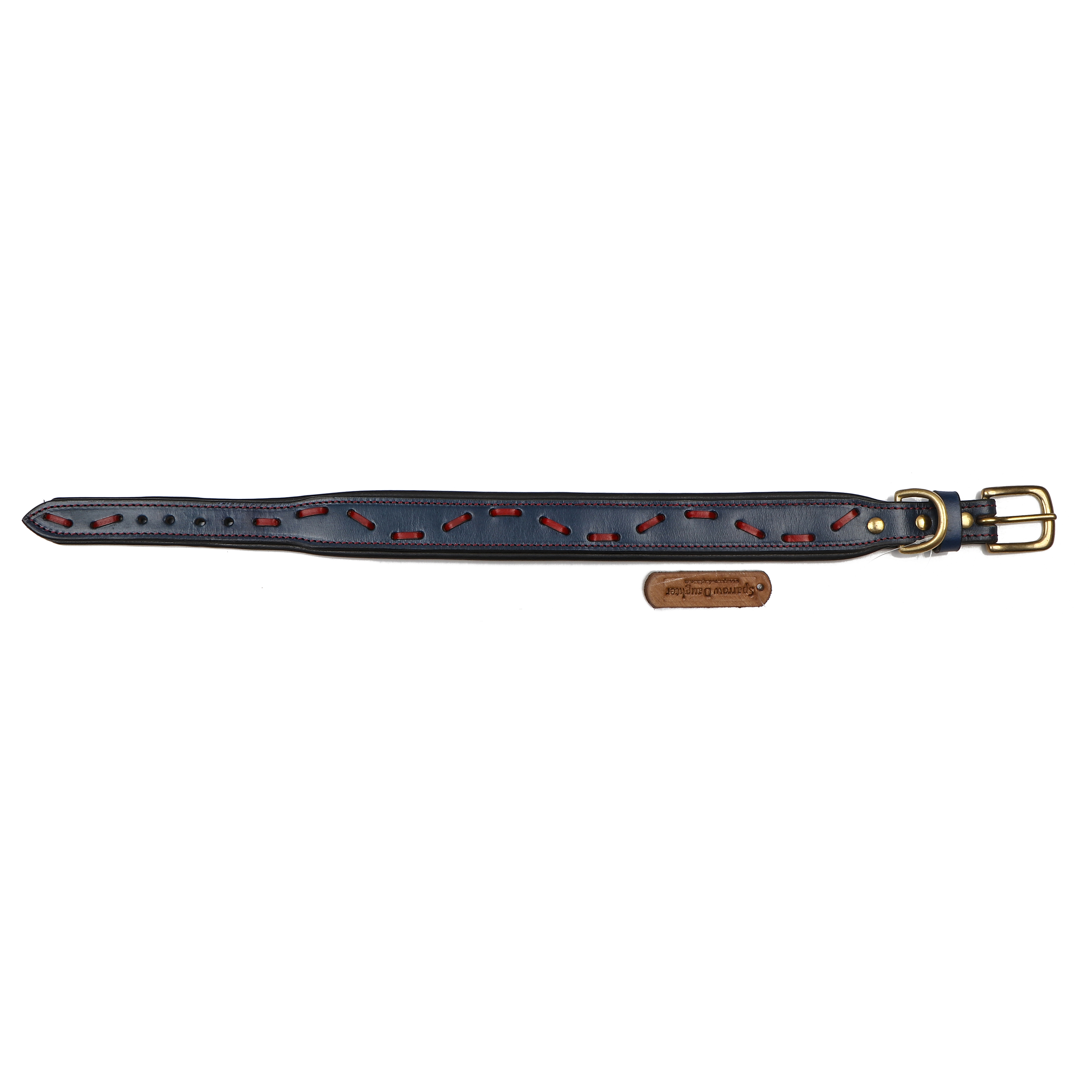 Sparrow Daughter Leather Dog Collar With Different Braided Design