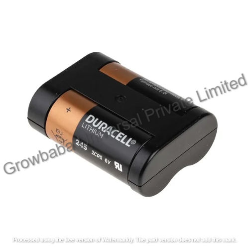 Duracell 2cr5 6 वोल्ट लिथियम बैटरी नाममात्र वोल्टेज: 6 वोल्ट (V)