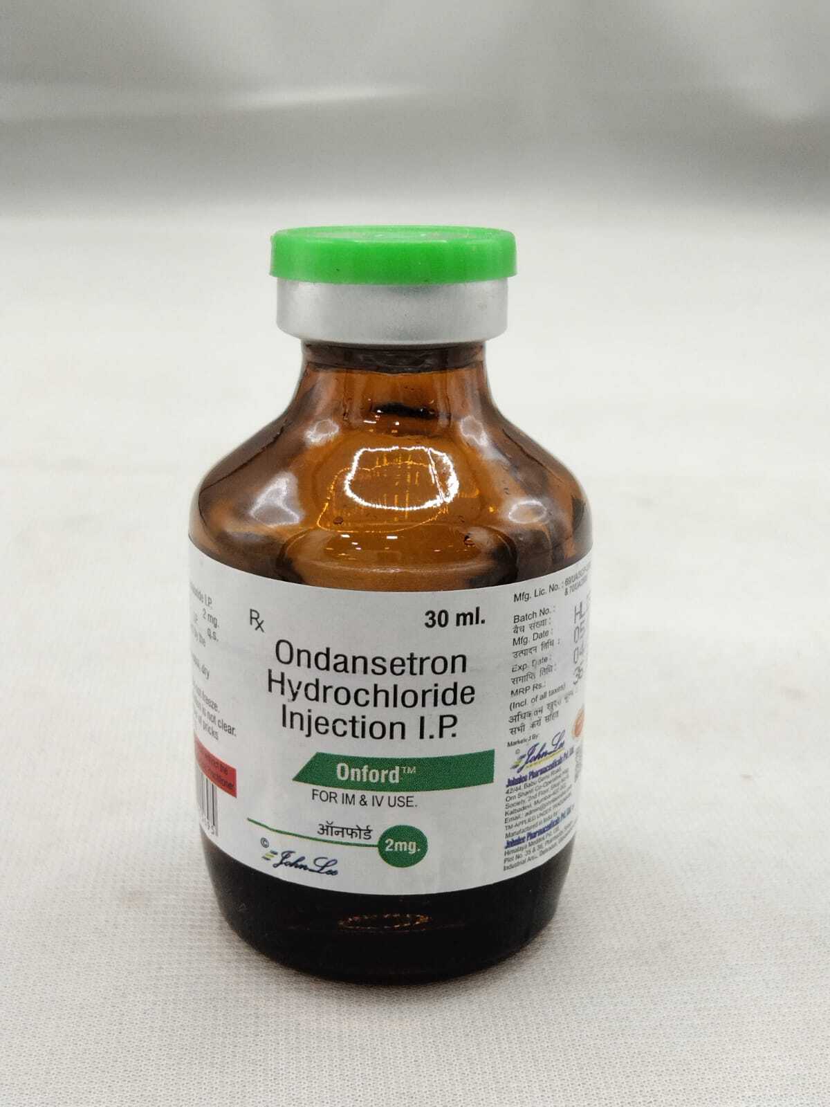 Ondansetron Injection - 4 Mg/2 Ml Vial | Prevents Nausea & Vomiting, Storage: Dry & Cool Place, Liquid Form, 1000 Qty