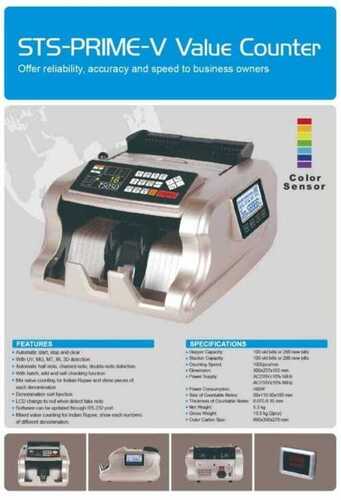 ब्लैक एंड व्हाइट एसटीएस प्राइम वी बिल काउंटर मशीन