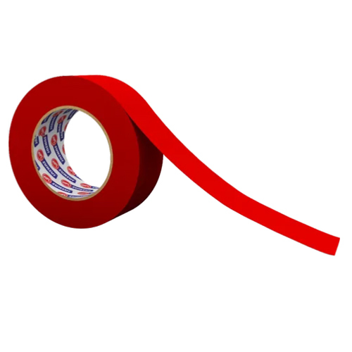 लाल एक्रिलिक चिपकने वाला पॉलीएस्टर टेप