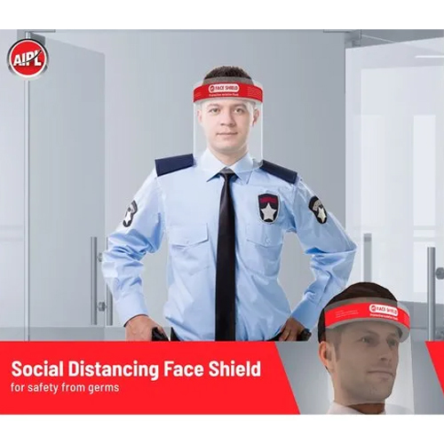 पारदर्शी फेस शील्ड