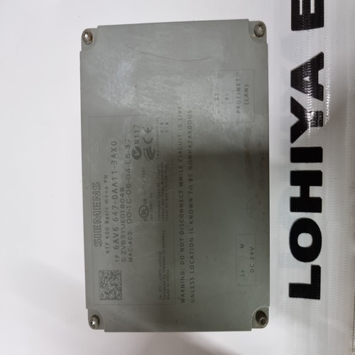 Siemens 6av6 647-0aa11-3ax0 Hmi Ktp 400 Basic Mono Pn