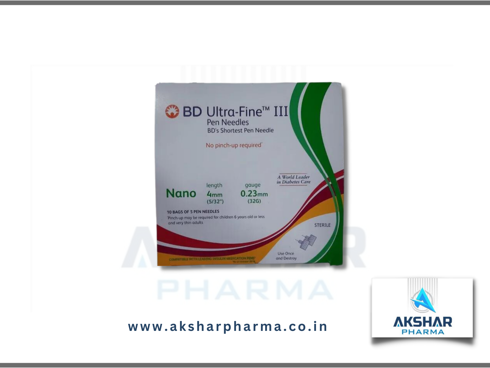 Bd Ultra-fine Pen Needles - Recommended For: Hospital