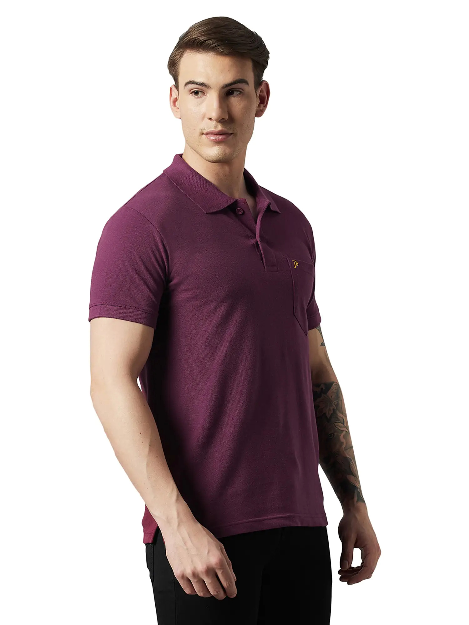 Black Sm Pocket T-shirts (Set Of 12)