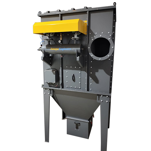 बॉटम डस्टबिन के साथ माइल्ड स्टील कार्ट्रिज डस्ट कलेक्टर