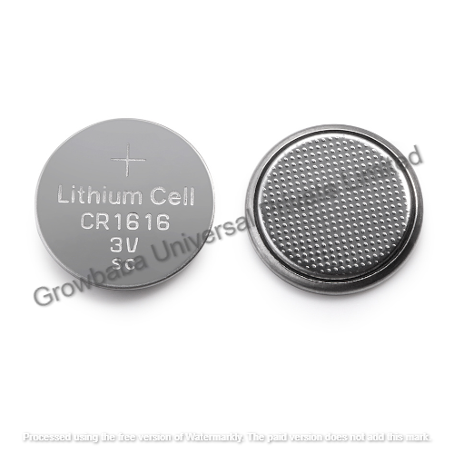 लिथियम Cr1616 3 वोल्ट कॉइन सेल बैटरी नाममात्र वोल्टेज: 3 वोल्ट (V)