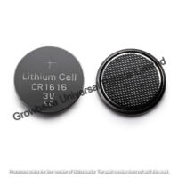  जेनेरिक CR-1616 3 वोल्ट लिथियम कॉइन सेल बैटरी 
