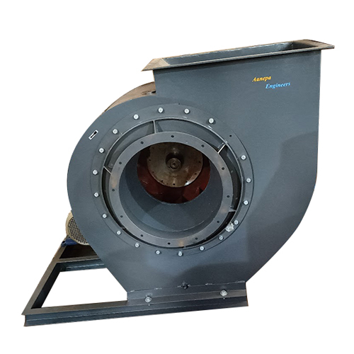 V Belt Centrifugal Blower - Steel, High Pressure, Electric Power Source | Industrial Application, 6 Month Warranty, Grey Color