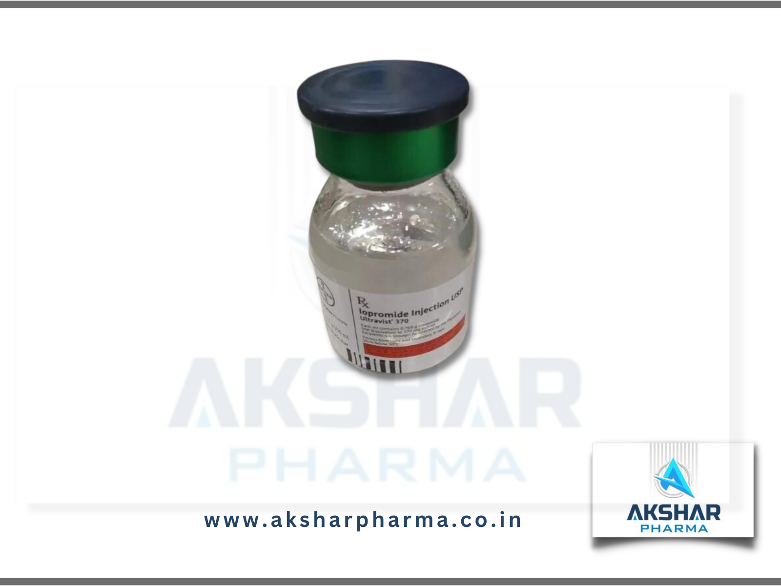 Ultravist Iopromide Injection - 370 Mg/50 Ml | Designed For Aortic Arch Injection, 4 Vessel Study, Doctor-prescribed Dosage