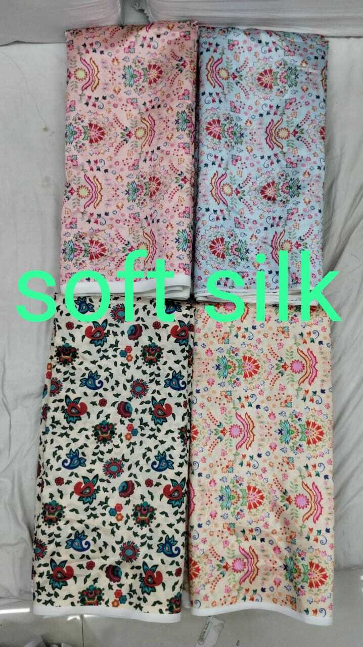 Silk Fabric - Color: Multicolor