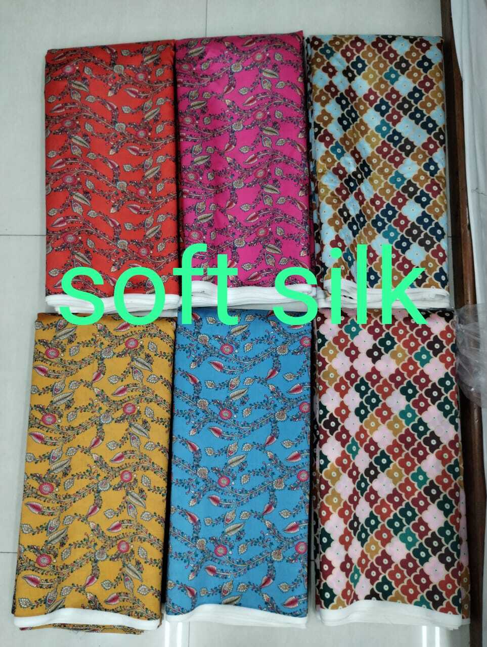 Silk Fabric - Color: Multicolor
