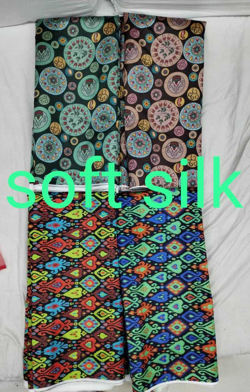 Silk Fabric - Color: Multicolor