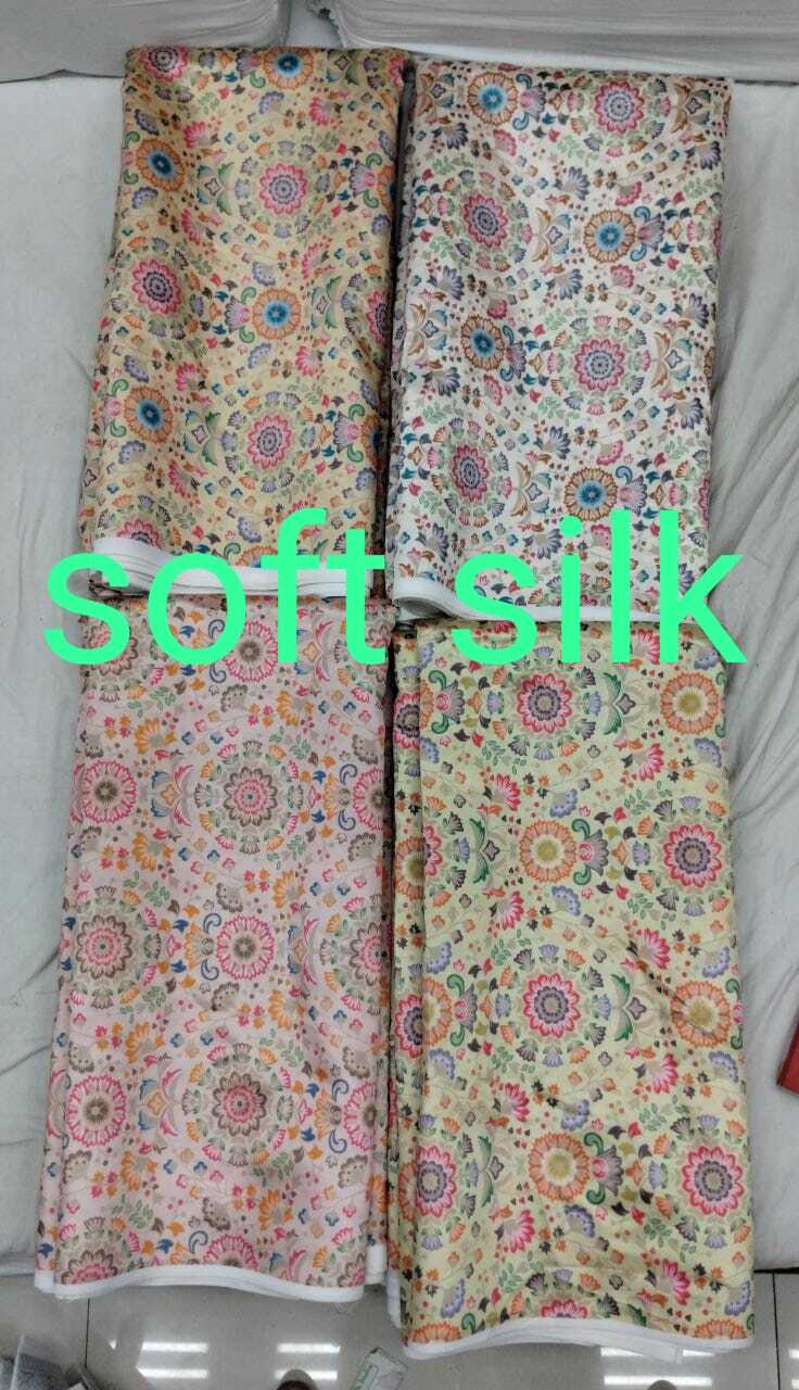 Silk Fabric - Color: Multicolor