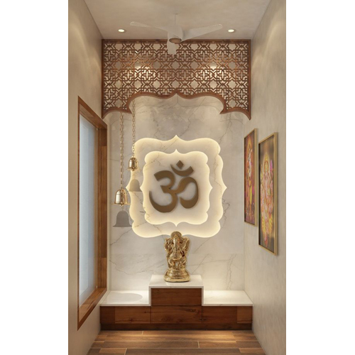 ड्यूरेबल वॉल माउंटेड पूजा यूनिट