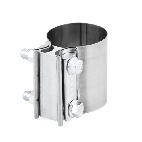 सिल्वर बट ज्वाइंट एग्जॉस्ट पाइप मफलर क्लैंप