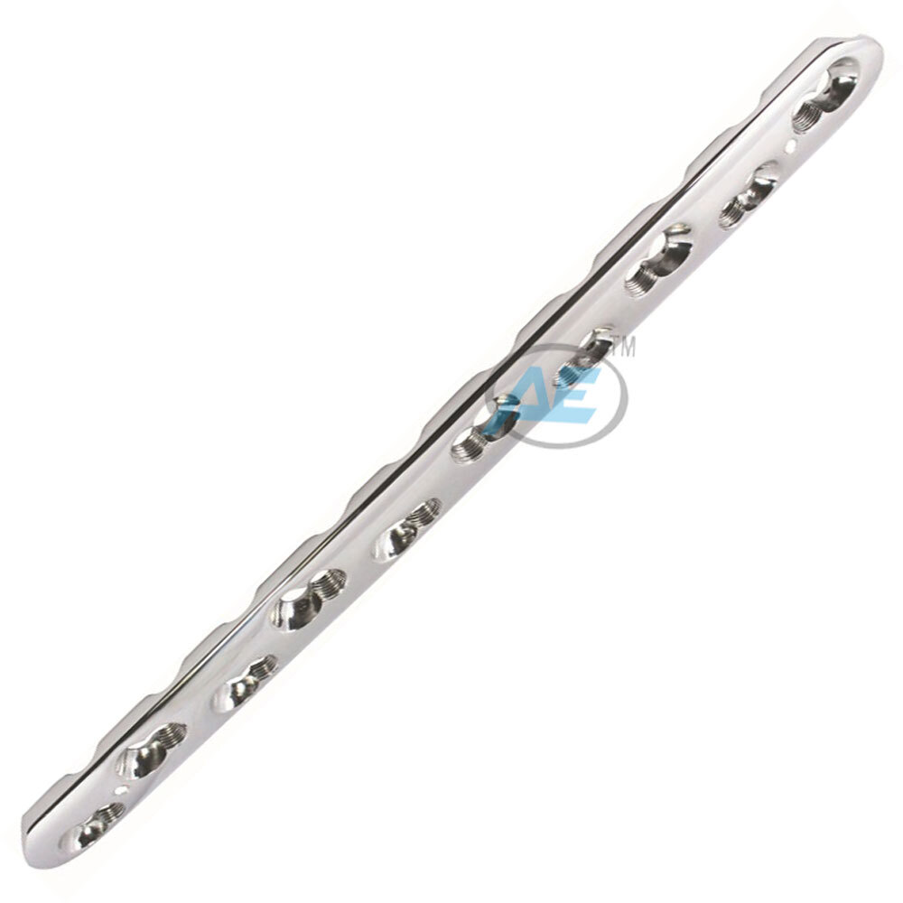 Broad Dynamic Compression Safety Lock Plate - High Grade Steel, Lc Under Cuts 4.5mm/5.0mm | Manual Operation, Ergonomic Design, Durable And Reliable Orthopedic Use
