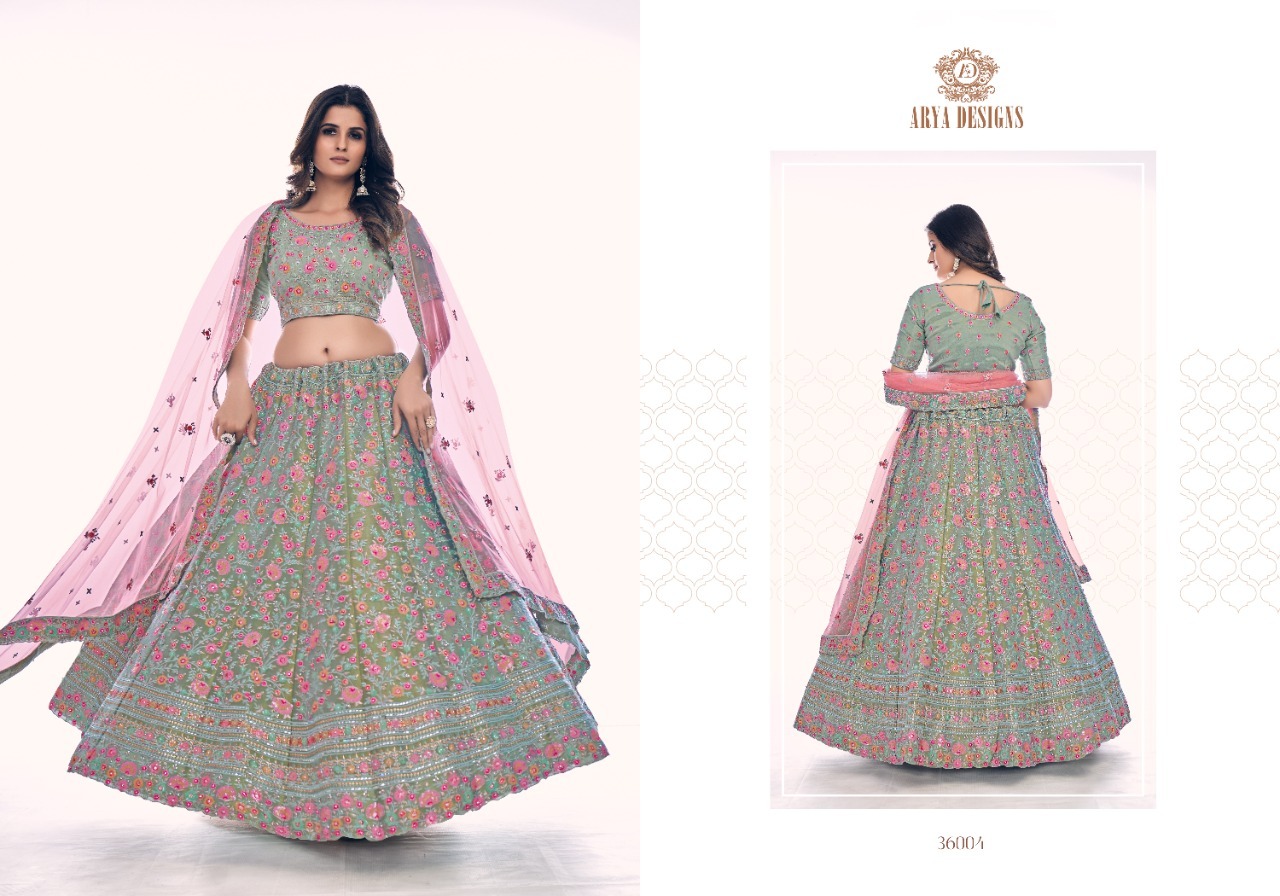Multicolour Arya Lehenga