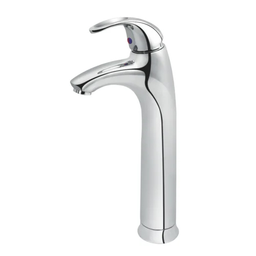 Silver 15Mm Modern Brass Single Lever Basin Mixer