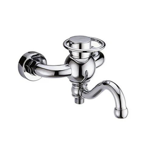 सिल्वर 20Mm ब्रास सिंगल लीवर वॉल मिक्सर