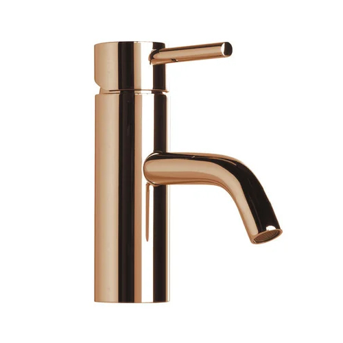 Silver Brass Copper Finish Single Lever Basin Mixer