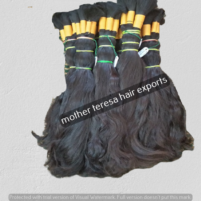 Indian Natural Wavy Hair Extensions - Length: 203.2 - 1016 Millimeter (Mm)
