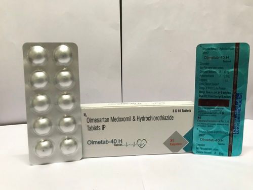 ओल्मेसार्टन मेडोक्सोमिल 40mg हाइड्रोक्लोरोथियाज़ाइड 12.50mg