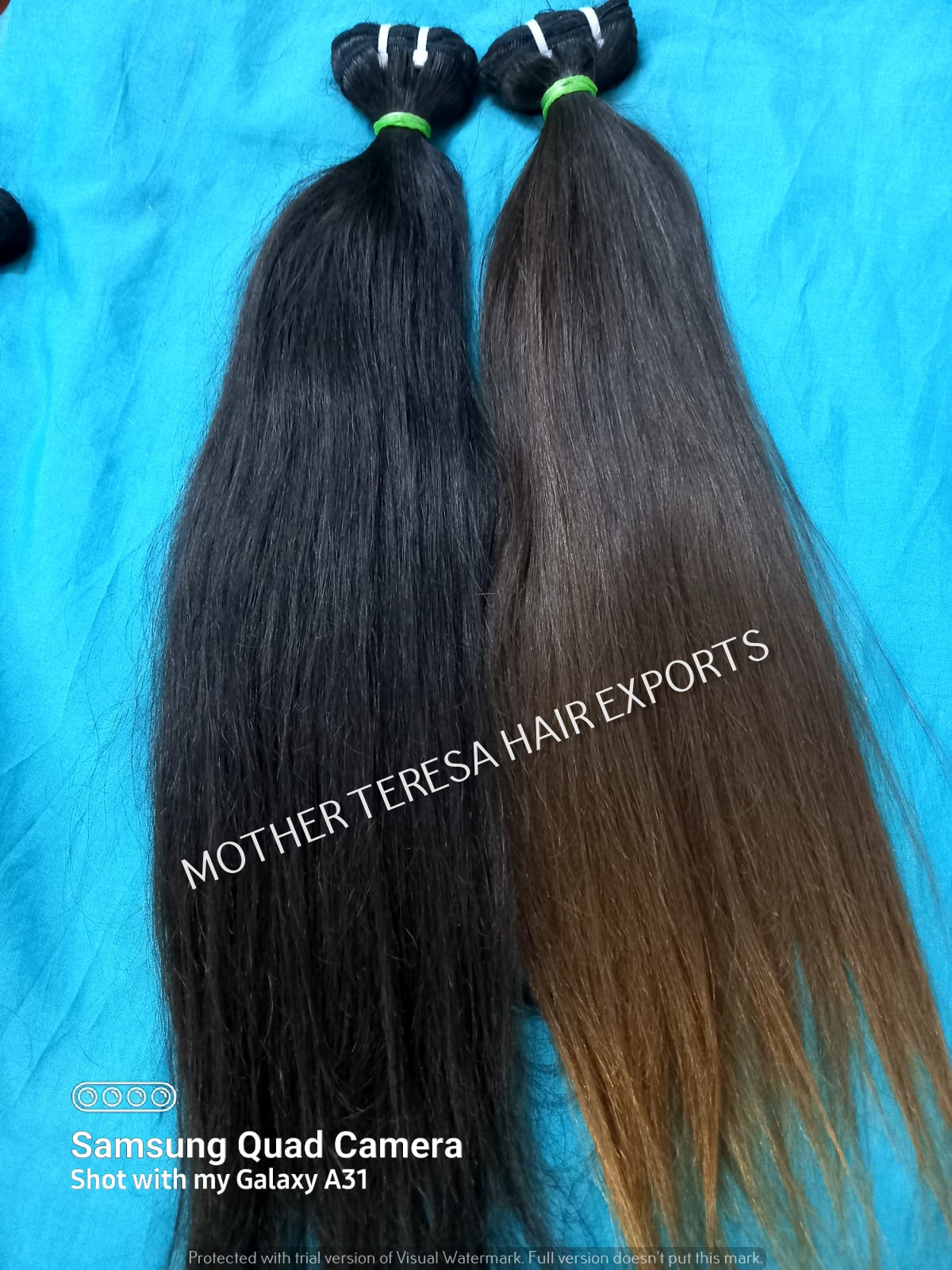 Remy Human Hair Weft - 203.2-1016 Millimeter Length, Natural Black And Brown Colors | Silky Straight, 4-year Warranty, Ideal For Hair Bands