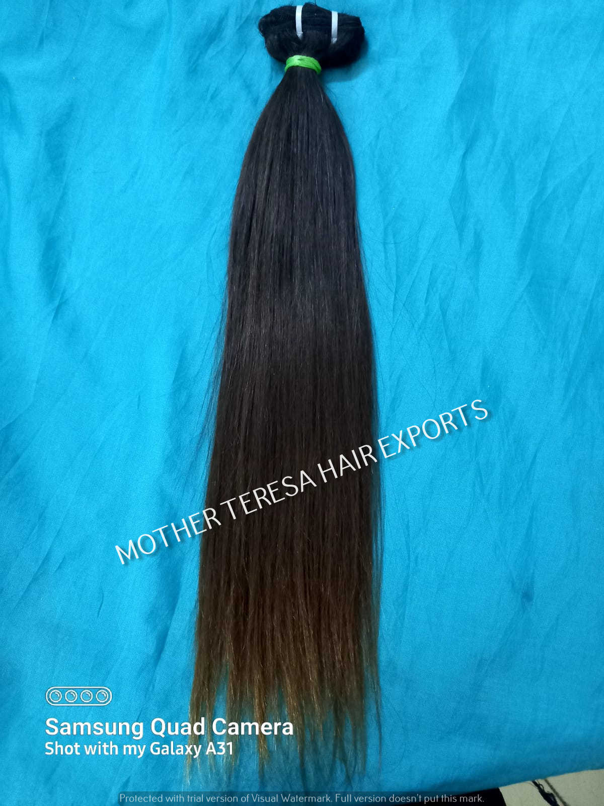 Remy Human Hair Weft - 203.2-1016 Millimeter Length, Natural Black And Brown Colors | Silky Straight, 4-year Warranty, Ideal For Hair Bands