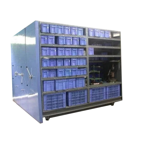 Blue Industrial Mobile Compactor