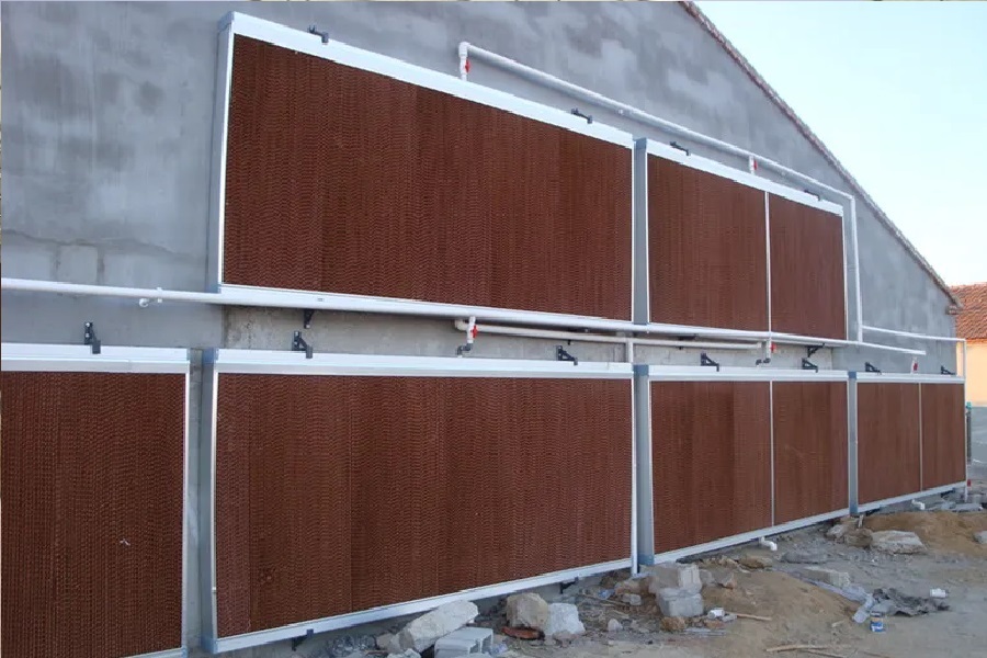 Brown And Green Brown Greenhouse Evaporative Cooling Pad Dealers In Secunderabad Andhra Pradesh