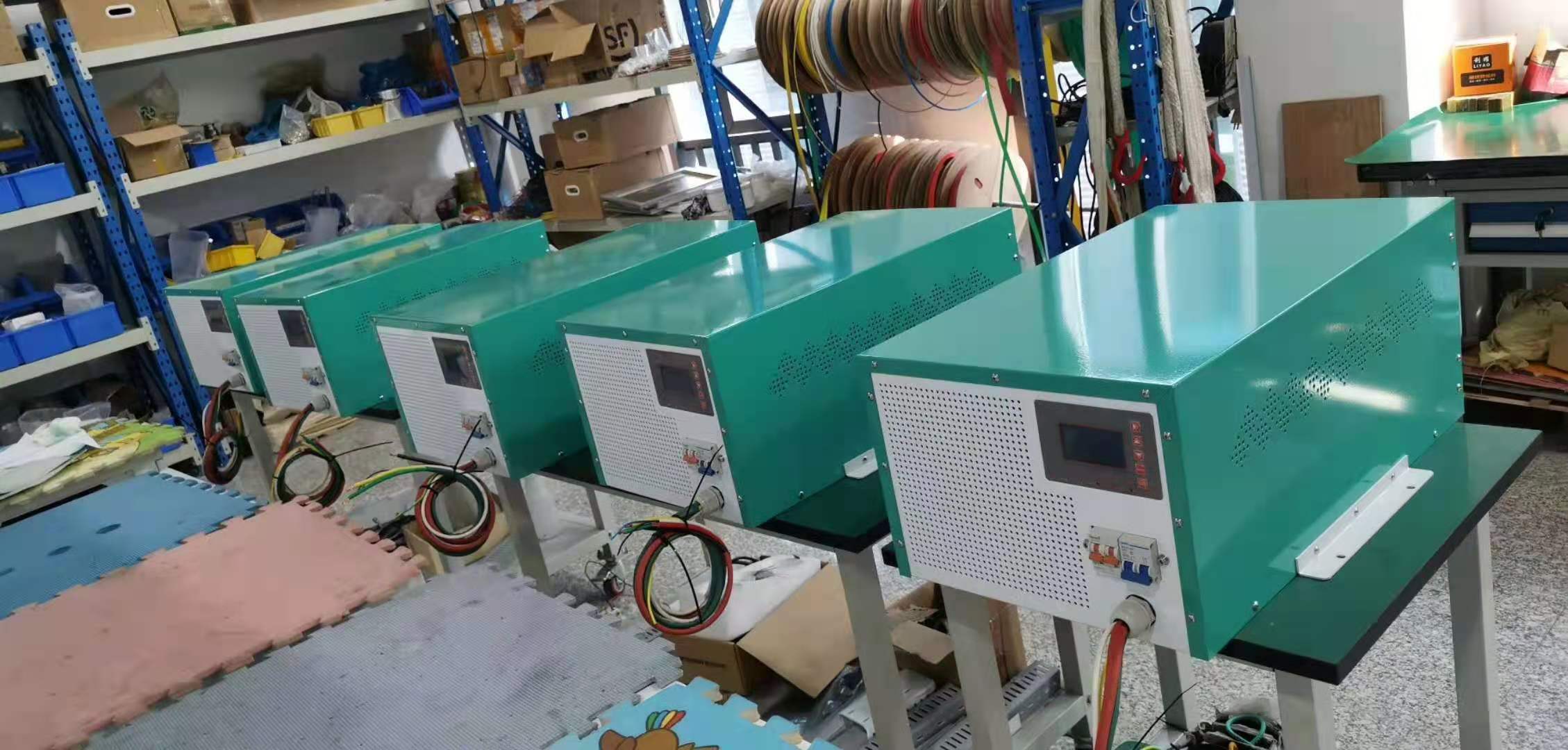 White And Green 2kw Rack Mount Low Frequency Off Grid Pure Sine Wave Inverter