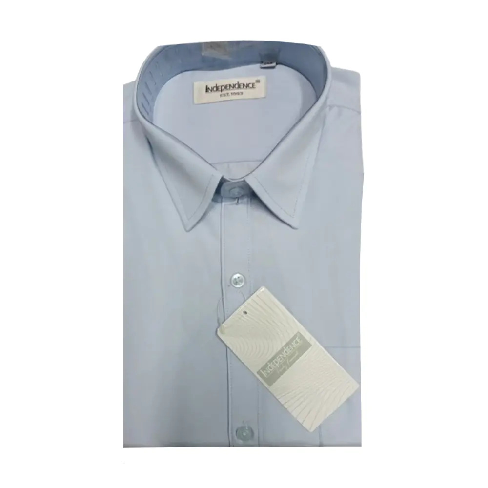Blue Plain Shirts For Men