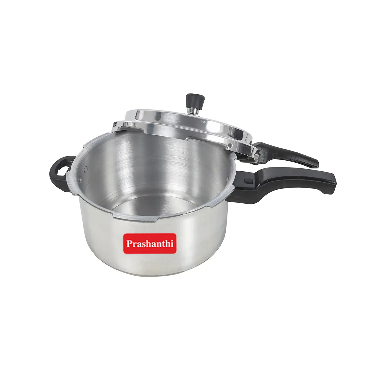 7.5 Litres Isi Certified Pressure Cooker - Virgin Aluminum, Gasket Release System, Metallic Safety Plug, Durable Bakelite Handles, 5 Years Warranty