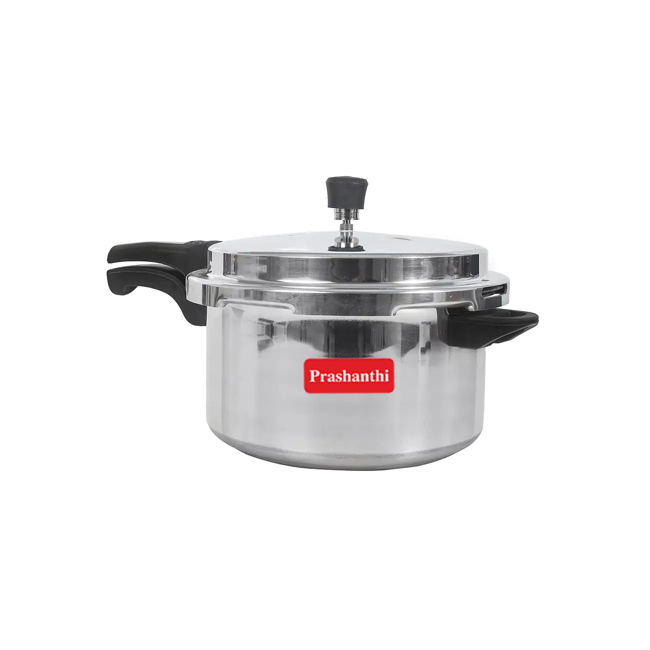 7.5 Litres Isi Certified Pressure Cooker - Virgin Aluminum, Gasket Release System, Metallic Safety Plug, Durable Bakelite Handles, 5 Years Warranty