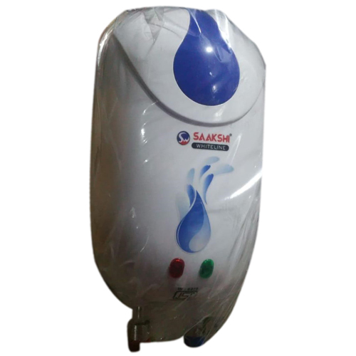 White Portable Electric Geyser
