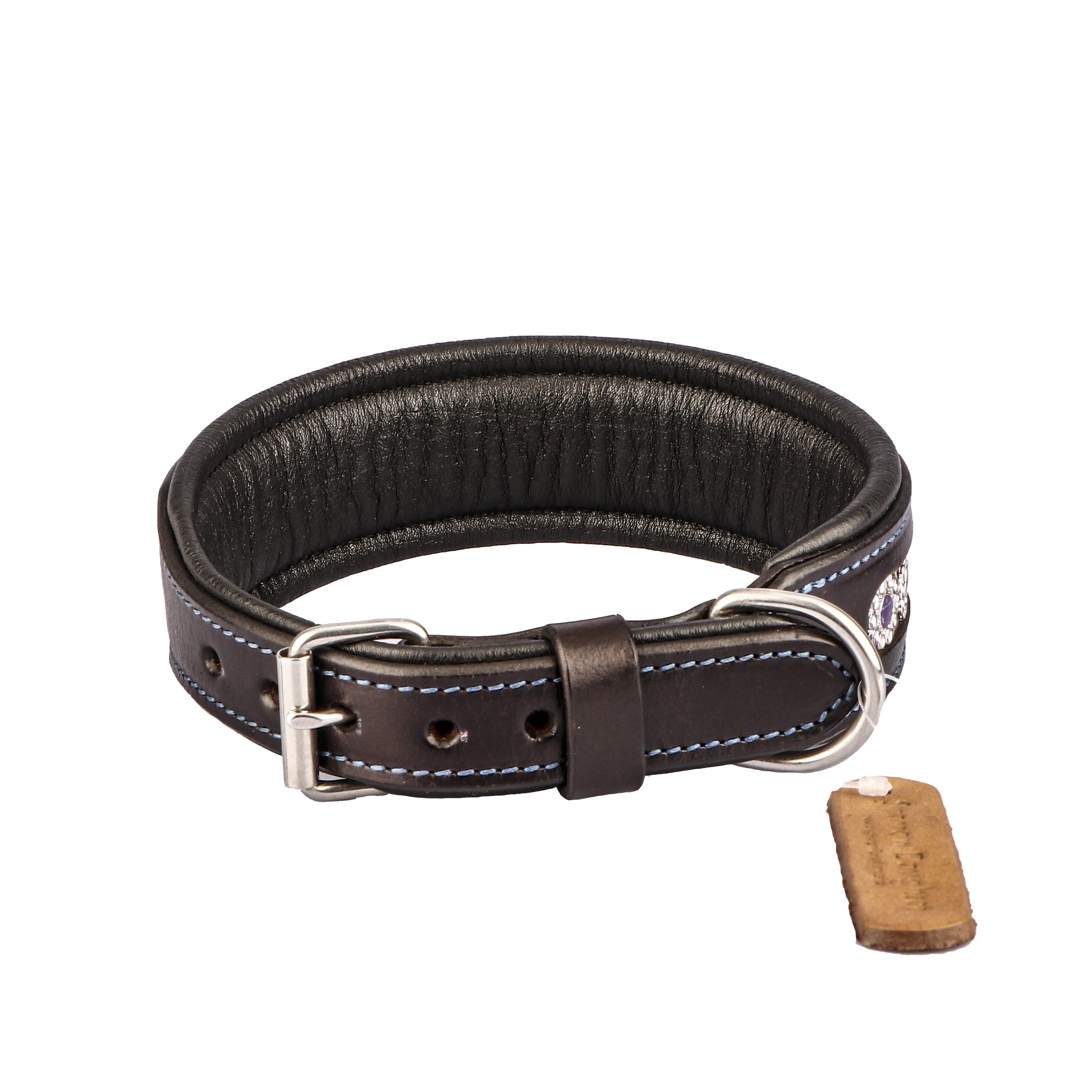 Sparrow Daughter Dog Collar With Crystal Design