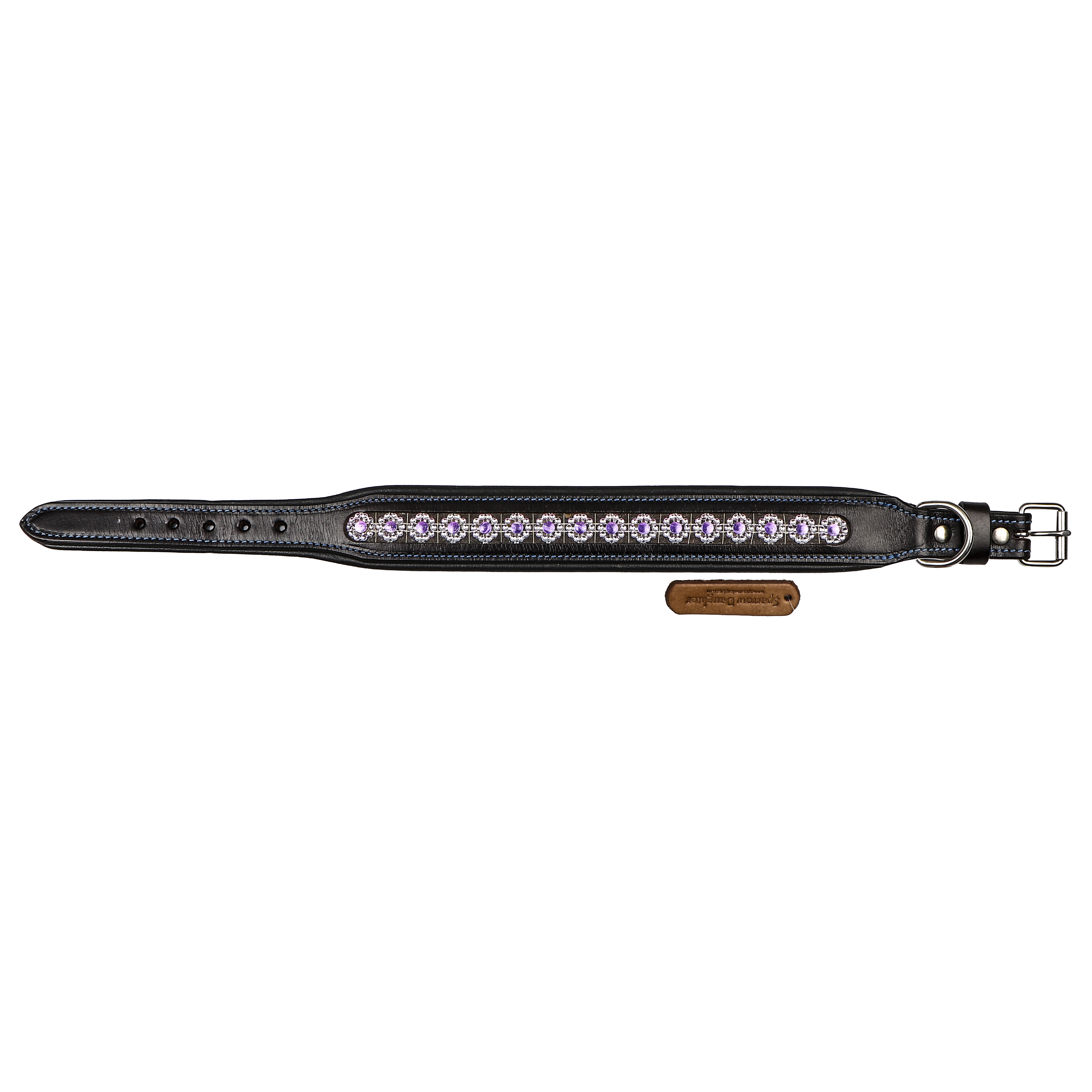 Sparrow Daughter Dog Collar With Crystal Design