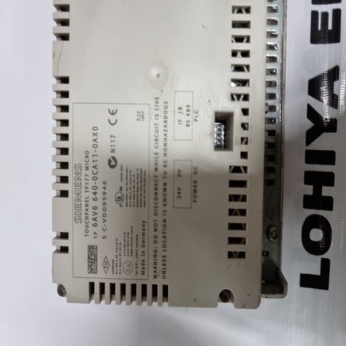 Siemens 6av6 640-0ca11-0ax0 Touchpanel Tp177 Micro