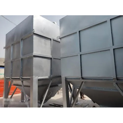 Hopper Bottom Silos - Mild Steel & Stainless Steel, 50-100 Ton Storage Capacity, Polished Finish, Cylindrical Bottom Design