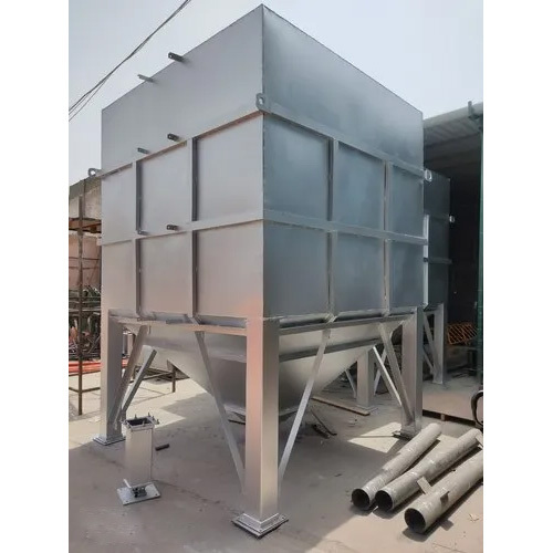 Hopper Bottom Silos - Mild Steel & Stainless Steel, 50-100 Ton Storage Capacity, Polished Finish, Cylindrical Bottom Design