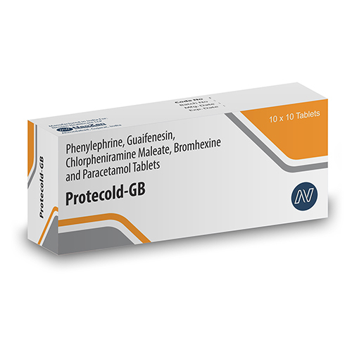 Phenylephrine Guaifenesin Chlorpheniramine Maleate Brohexine And Paracetamol Tablets General Medicines