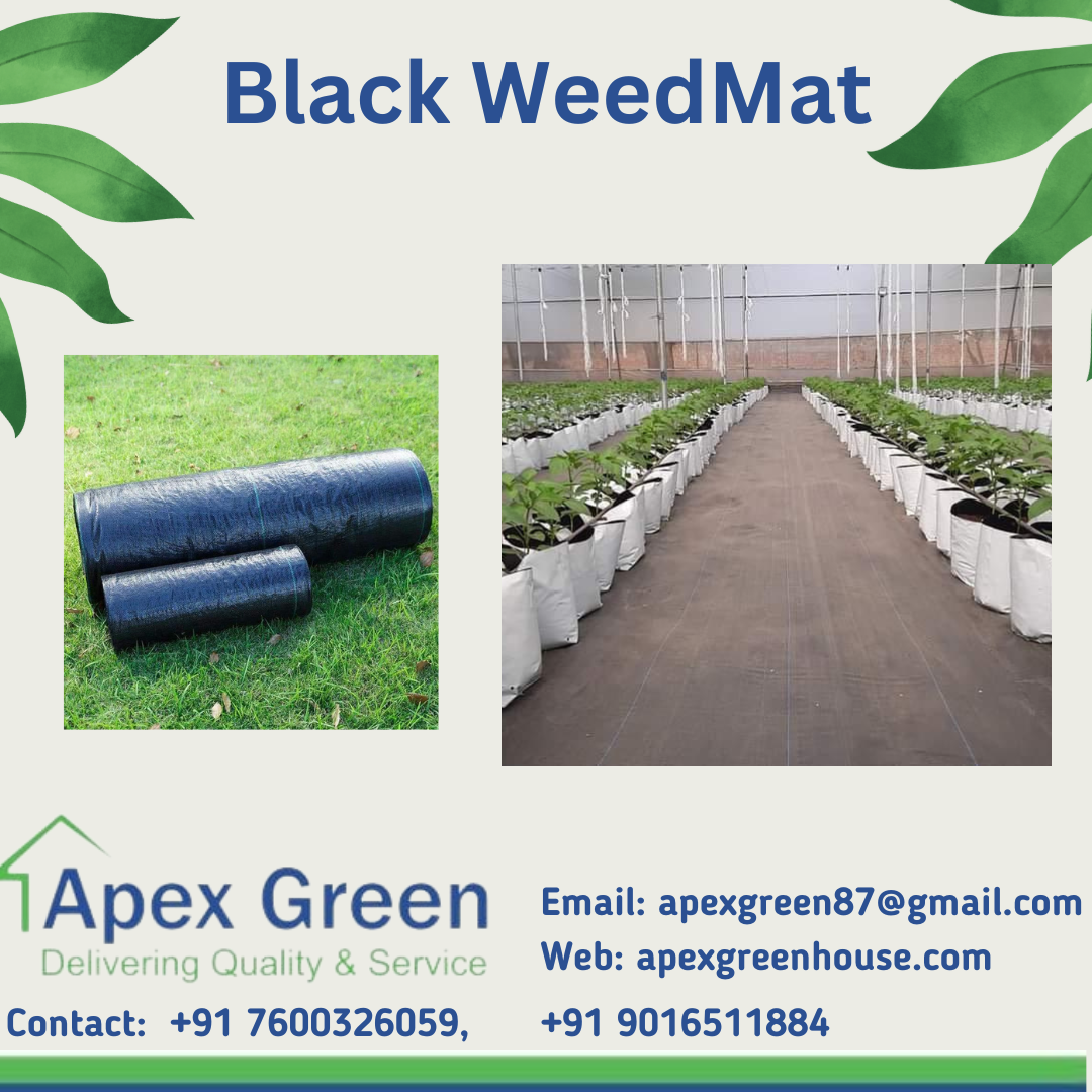 Weed Control Mat - Base Material: High-density Polypropylene (Hdpp)